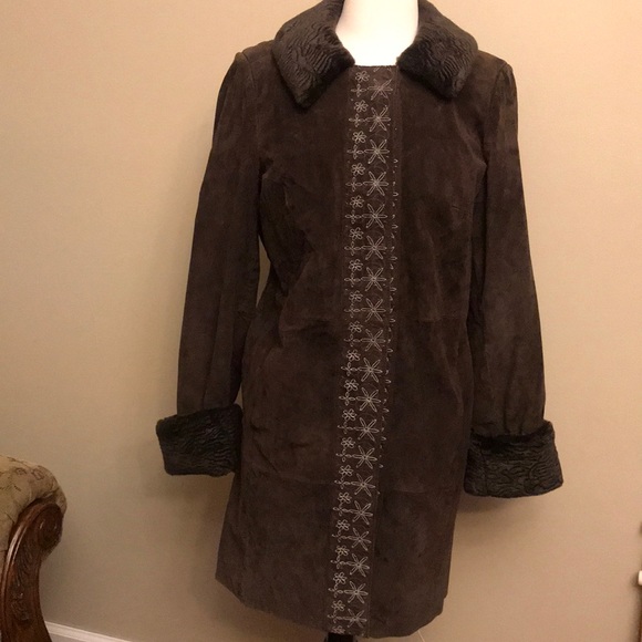 dennis basso Jackets & Blazers - 🎉SALE🎉 Dennis Basso suede leather coat